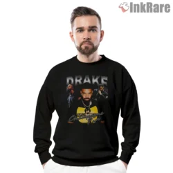 Champagne Papi Neon Stage Energy Drake Shirt on graphic shirt for men graphic tee