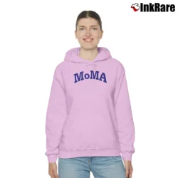 Women’s Champion Crewneck Moma Edition Cozy Hoodie in light pink | Warm, Structured, Stylish