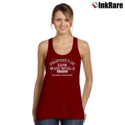 Women’s Champion ESPN Wide World Sports Walt Disney Resort Tank Top in maroon | Lightweight, Movement-Friendly