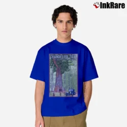 Men’s Chandelier Tree Drive Thru Park Classic T-Shirt in royal blue | Soft, Breathable Everyday Wear
