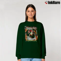 Women’s Charizard Pokemon Go Classic Relaxed Sweatshirt in forest green | Soft, Laid-Back Vibe