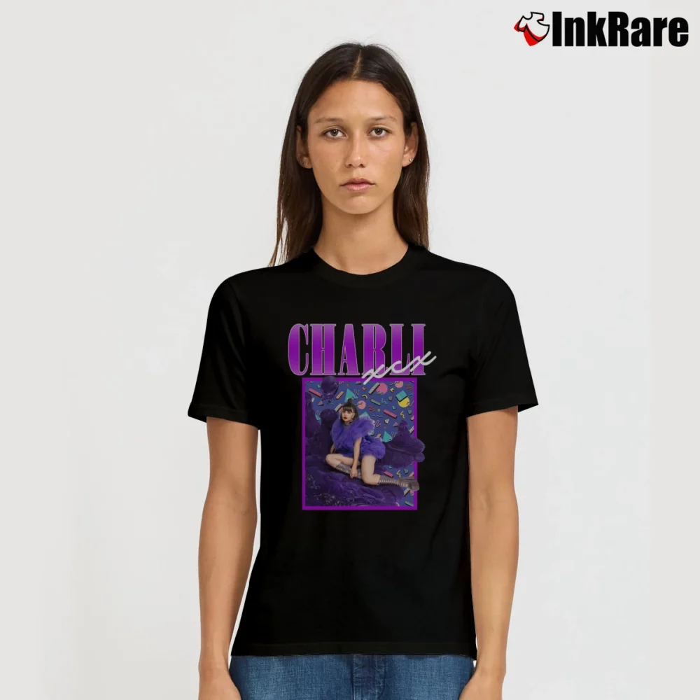 Women’s Charli Xcx Hypebeast Streetwear Signature T-Shirt in black | Soft, Flattering Fit