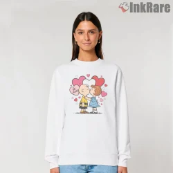 Charlie Brown And Sally Be Mine Valentine Shirt on graphic shirt for women graphic tee