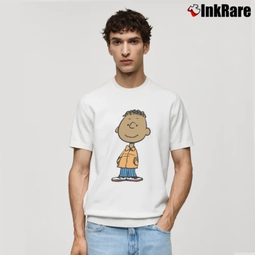 Charlie Brown Franklin Men’s Classic Tee in white – Premium Comfort Men’s Charlie Brown Franklin Classic T-Shirt in white | Soft, Breathable Everyday Wear