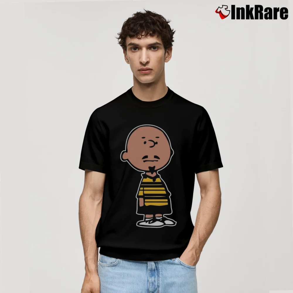 Men’s Charlie Brown Gangster Classic T-Shirt in black | Soft, Breathable Everyday Wear