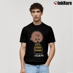 Men’s Charlie Brown Gangster Classic T-Shirt in black | Soft, Breathable Everyday Wear