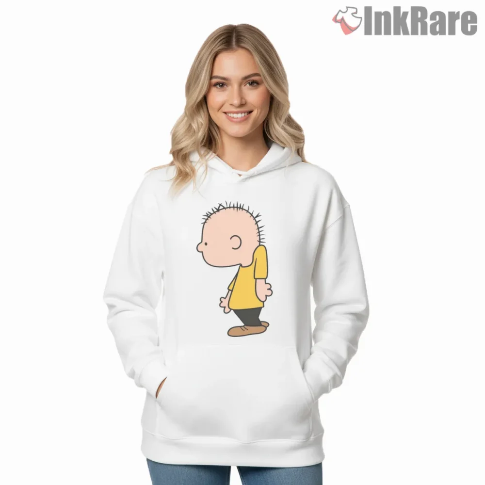 Charlie Brown Peanuts Dance Classic Shirt on white hoodie for women graphic tee
