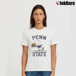 Women’s Charlie Brown Peanuts Penn State Quarterback T-Shirt in white | Soft, Flattering Fit