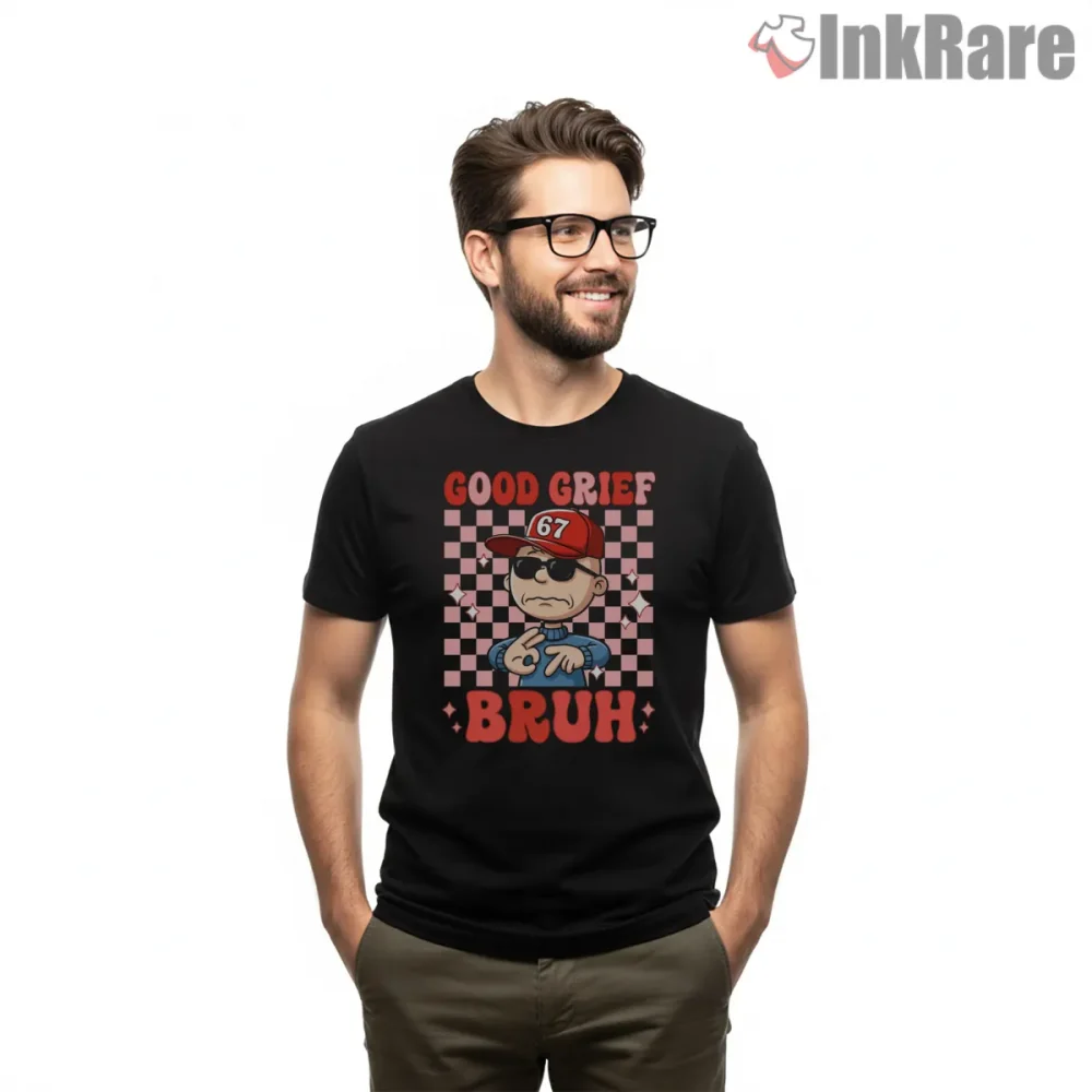 Charlie Brown Retro Cool Sunglasses Valentine Love Shirt on black short sleeve shirt for men graphic tee