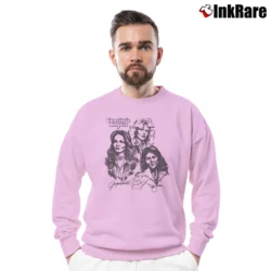 Men’s Charlie's Angels Art Crewneck Sweatshirt in light pink | Cozy Fabric, Clean Style