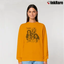 Women’s Charlie's Angels Classic TV Series Relaxed Sweatshirt in orange | Soft, Laid-Back Vibe