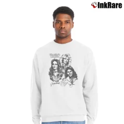 Men’s Charlie's Angels Classic TV Series Crewneck Sweatshirt in white | Cozy Fabric, Clean Style