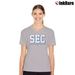 Women’s Charlie Southern Sec College Pride V-Neck Tee in sport grey | Chic Neckline, Soft Texture