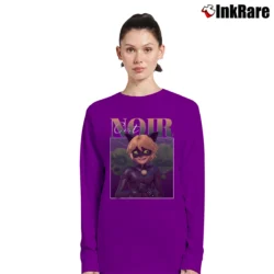 Women’s Chat Noir Miraculous Long-Sleeve Top in purple | Sleek, Versatile, All-Season