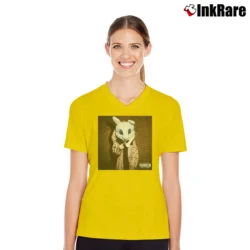 Women’s Che Sayso Says V-Neck Tee in yellow | Chic Neckline, Soft Texture