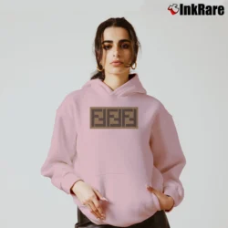 Women’s Cheap Fendi Logo Cozy Hoodie in light pink | Warm, Structured, Stylish