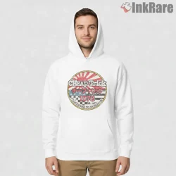 Cheap Trick Budokan Rising Sun Vintage Shirt on white hoodie for men graphic tee
