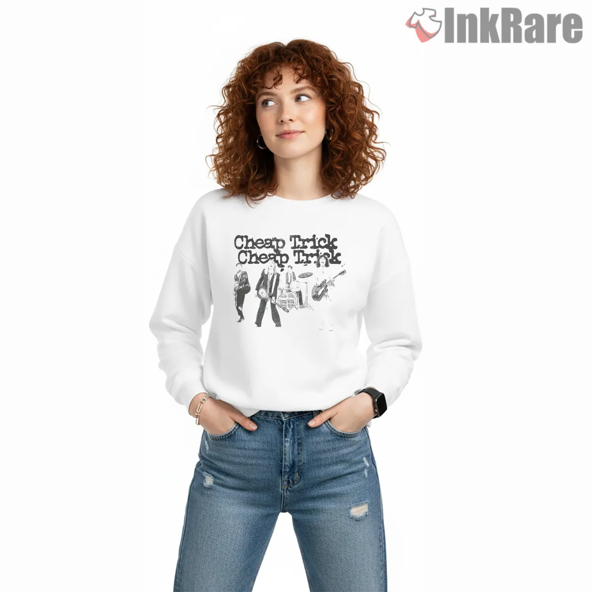 Cheap Trick Monochrome Live Band Shirt Cheap Trick Monochrome Live Band Shirt on graphic shirt for women graphic tee