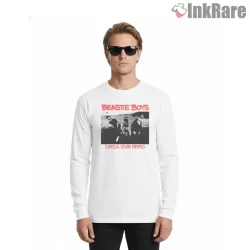 Check Your Head Photo Beastie Boys Shirt on white long sleeve shirt for men graphic tee