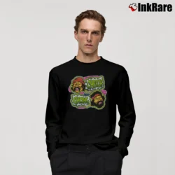 Men’s Cheech And Chong Graphic Long-Sleeve Shirt in black | Sleek, Lightweight, Year-Round Wear