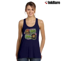 Women’s Cheech And Chong Graphic Tank Top in navy | Lightweight, Movement-Friendly
