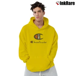 Men’s Cheerleader Champion Parody Pullover Hoodie in yellow | Cozy, Durable, Modern Fit