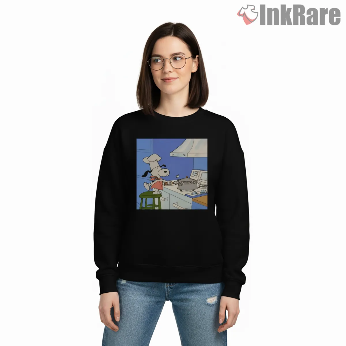 Chef Snoopy Makes Popcorn Kitchen Scene Shirt Chef Snoopy Makes Popcorn Kitchen Scene Shirt on graphic shirt for women graphic tee