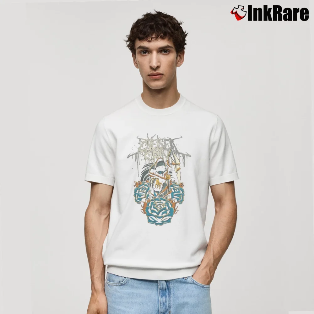 Men’s Chelsea Grin Reaper Classic T-Shirt in white | Soft, Breathable Everyday Wear