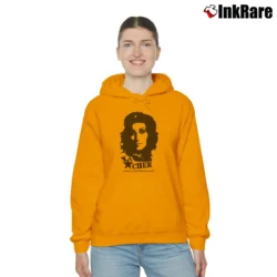 Women’s Cher Guevara Do You Believe Parody Cozy Hoodie in orange | Warm, Structured, Stylish