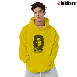 Men’s Cher Guevara Do You Believe Parody Pullover Hoodie in yellow | Cozy, Durable, Modern Fit