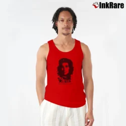 Men’s Cher Guevara Do You Believe Parody Tank Top in red | Breathable, Active-Friendly Design