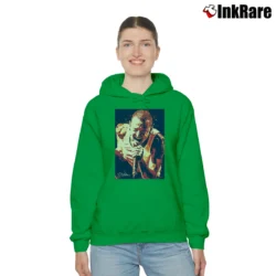 Women’s Chester Bennington Never Die Cozy Hoodie in irish green | Warm, Structured, Stylish