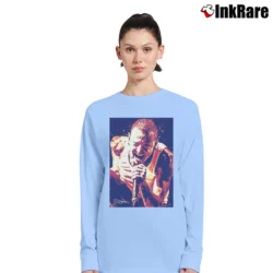 Women’s Chester Bennington Never Die Long-Sleeve Top in light blue | Sleek, Versatile, All-Season