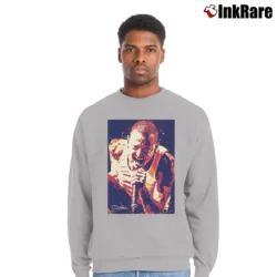 Men’s Chester Bennington Never Die Crewneck Sweatshirt in sport grey | Cozy Fabric, Clean Style
