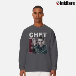 Men’s Chet Atkins Photo Long-Sleeve Shirt in charcoal | Sleek, Lightweight, Year-Round Wear