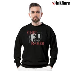 Men’s Chet Baker Picture Of Heath Crewneck Sweatshirt in black | Cozy Fabric, Clean Style