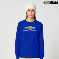Women’s Chevrolet Racing Car Enthusiast Long-Sleeve Top in royal blue | Sleek, Versatile, All-Season