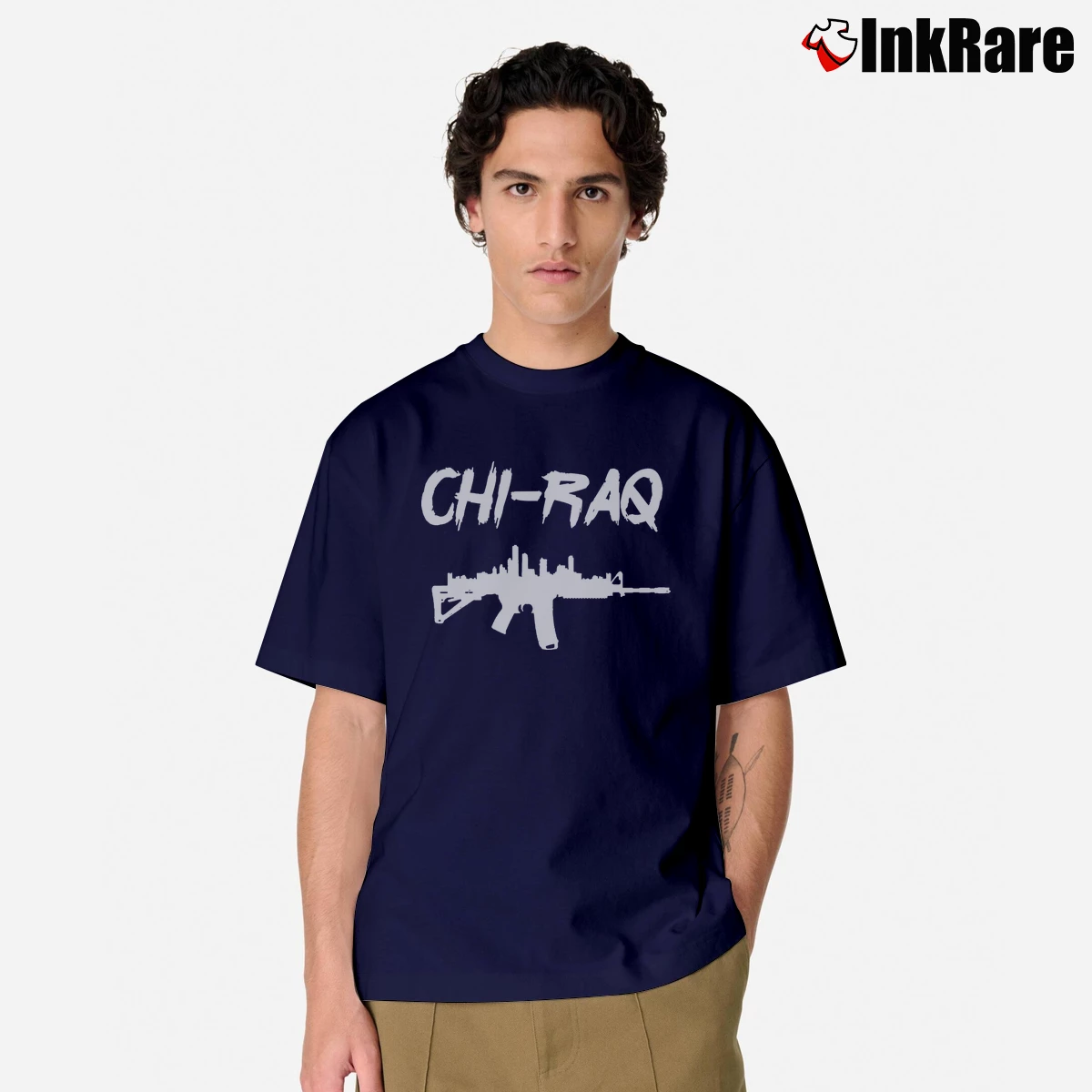 Chi Raq Men’s Classic Tee in navy – Premium Comfort Men’s Chi Raq Classic T-Shirt in navy | Soft, Breathable Everyday Wear