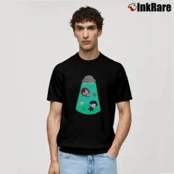 Men’s Chibi Dandadan Alien Classic T-Shirt in black | Soft, Breathable Everyday Wear