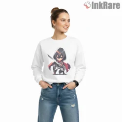 Chibi Mikasa Ackerman Dual Blades Shirt on graphic shirt for women graphic tee