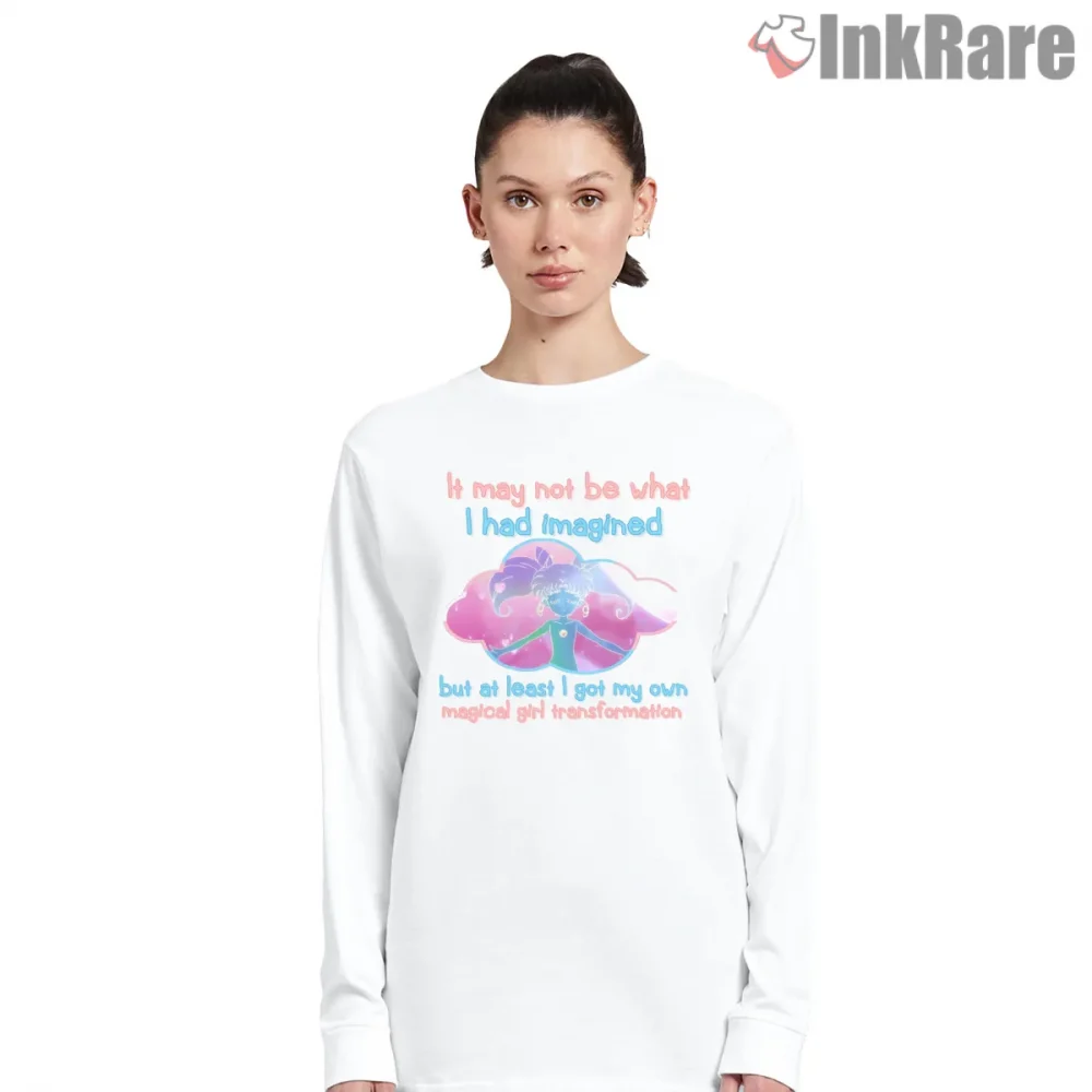 Chibi Moon Magical Transformation Pride Anime Shirt on white long sleeve shirt for women graphic tee