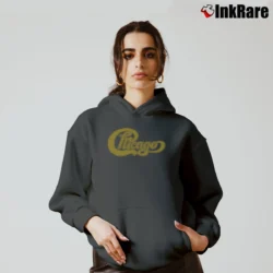 Women’s Chicago Band Graphic Cozy Hoodie in charcoal | Warm, Structured, Stylish