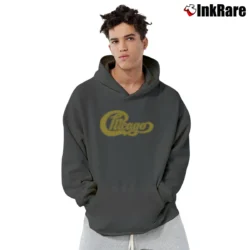 Men’s Chicago Band Graphic Pullover Hoodie in charcoal | Cozy, Durable, Modern Fit