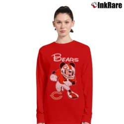 Women’s Chicago Bears Mickey Mouse Super Bowl Fan Long-Sleeve Top in red | Sleek, Versatile, All-Season