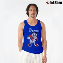Men’s Chicago Bears Mickey Mouse Super Bowl Fan Tank Top in royal blue | Breathable, Active-Friendly Design