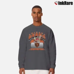 Men’s Chicago Bears Taz Looney Tunes NFL Football Long-Sleeve Shirt in charcoal | Sleek, Lightweight, Year-Round Wear