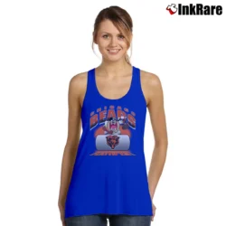 Women’s Chicago Bears Taz Looney Tunes NFL Football Tank Top in royal blue | Lightweight, Movement-Friendly