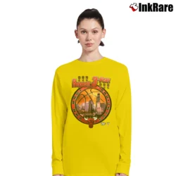 Women’s Chicago Bulls 1998 Finals Repeat Long-Sleeve Top in yellow | Sleek, Versatile, All-Season