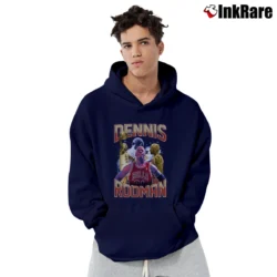 Men’s Chicago Bulls Dennis Rodman Bootleg for NBA Fans Pullover Hoodie in navy | Cozy, Durable, Modern Fit