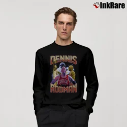 Men’s Chicago Bulls Dennis Rodman Bootleg for NBA Fans Long-Sleeve Shirt in black | Sleek, Lightweight, Year-Round Wear